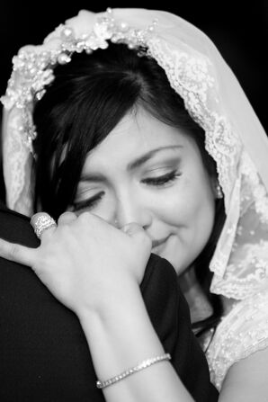 Vintage Lace Veil from Mother's Wedding Dress
