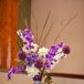 White and Purple Faux Flower Arrangements