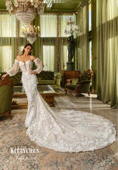 KITTYCHEN FREYA, H2329 Fit-and-Flare Wedding Dress