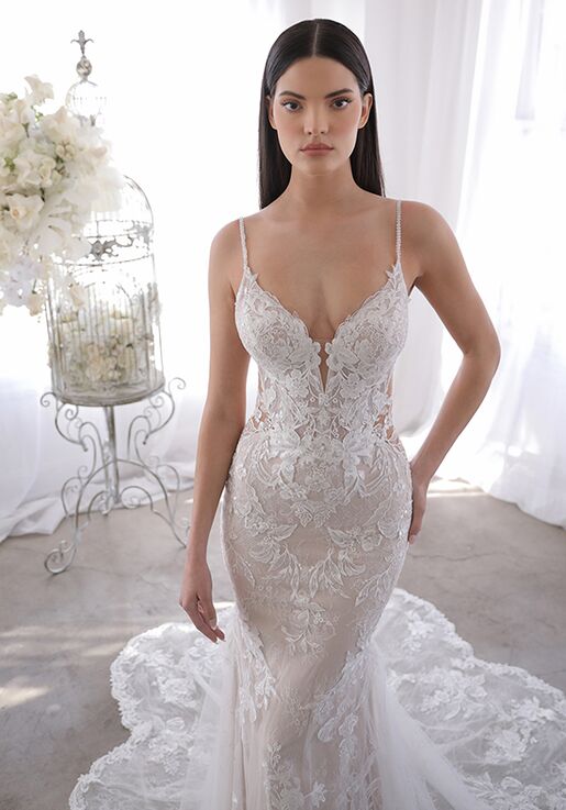 Blue by Enzoani Orna Mermaid Wedding Dress - 2