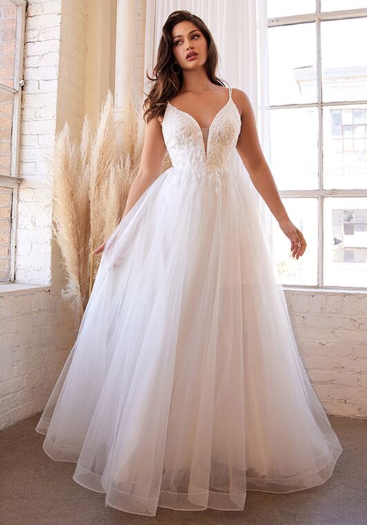 Ladivine CD0154W A-Line Wedding Dress - 2