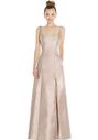 Dessy Group Sleeveless Square-Neck Princess Line Gown with Pockets - D826 Square Bridesmaid Dress - thumbnail - 1