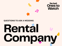 Questions to Ask Wedding Rental Companies, According to The Knot Ones to Watch
