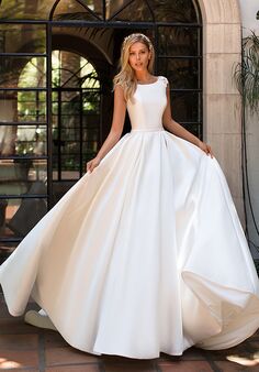 Moonlight Collection J6701 Ball Gown Wedding Dress