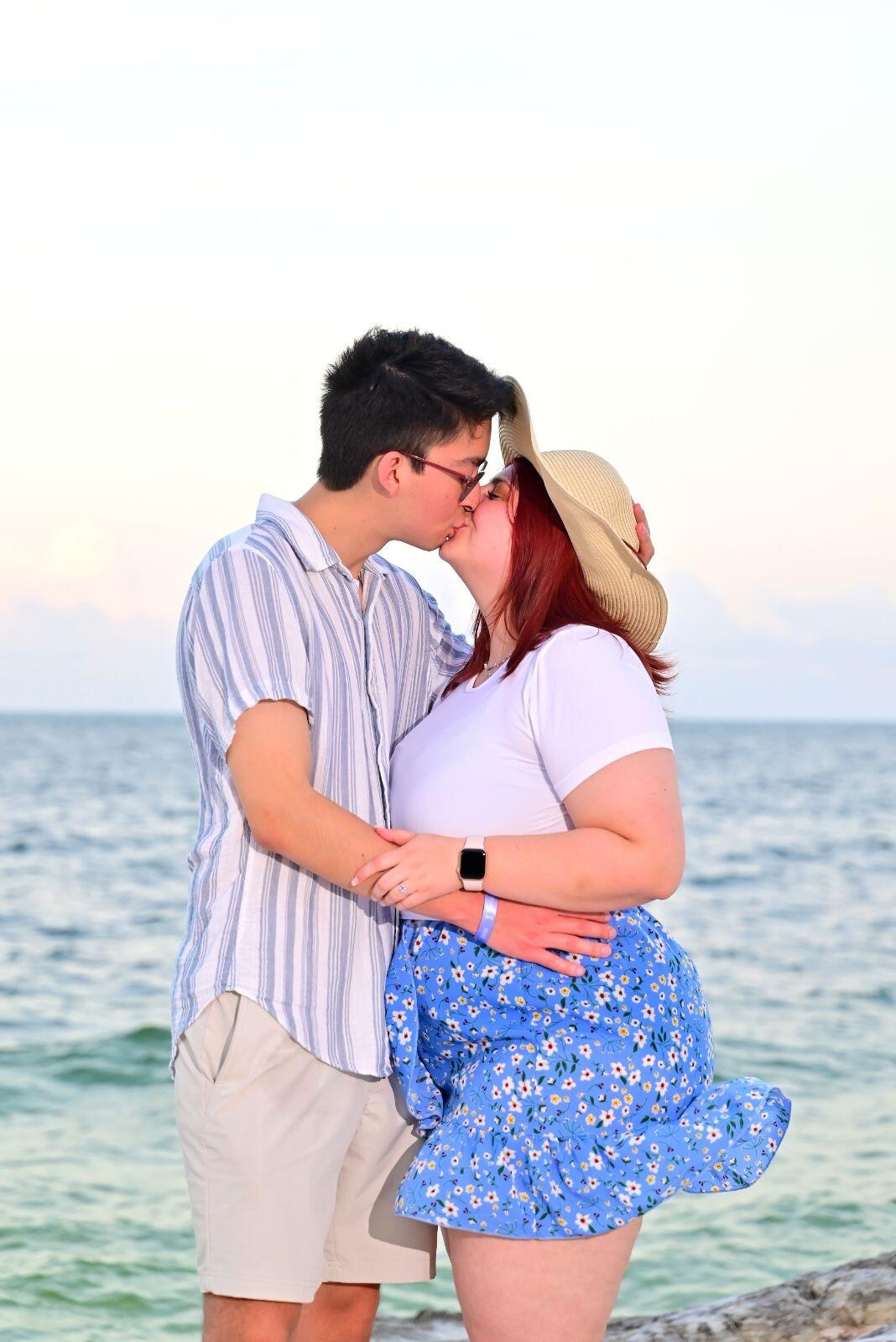 Kara and Mario's engagement photoshoot in Cancun, México.