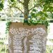 Instead of handing out programs, Lauren and Carter introduced their wedding party and parents on a hand-painted wooden sign dripping in green ivy.