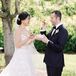 Couple Eating Chinese Noodles During First Look