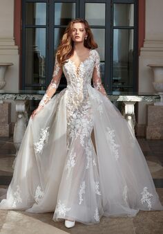 Demetrios 1198 Fit-and-Flare Wedding Dress