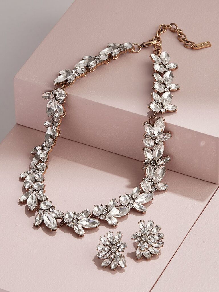 Floral Statement Bridal Necklace