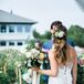 Intricate Floral Wedding Dress Detail