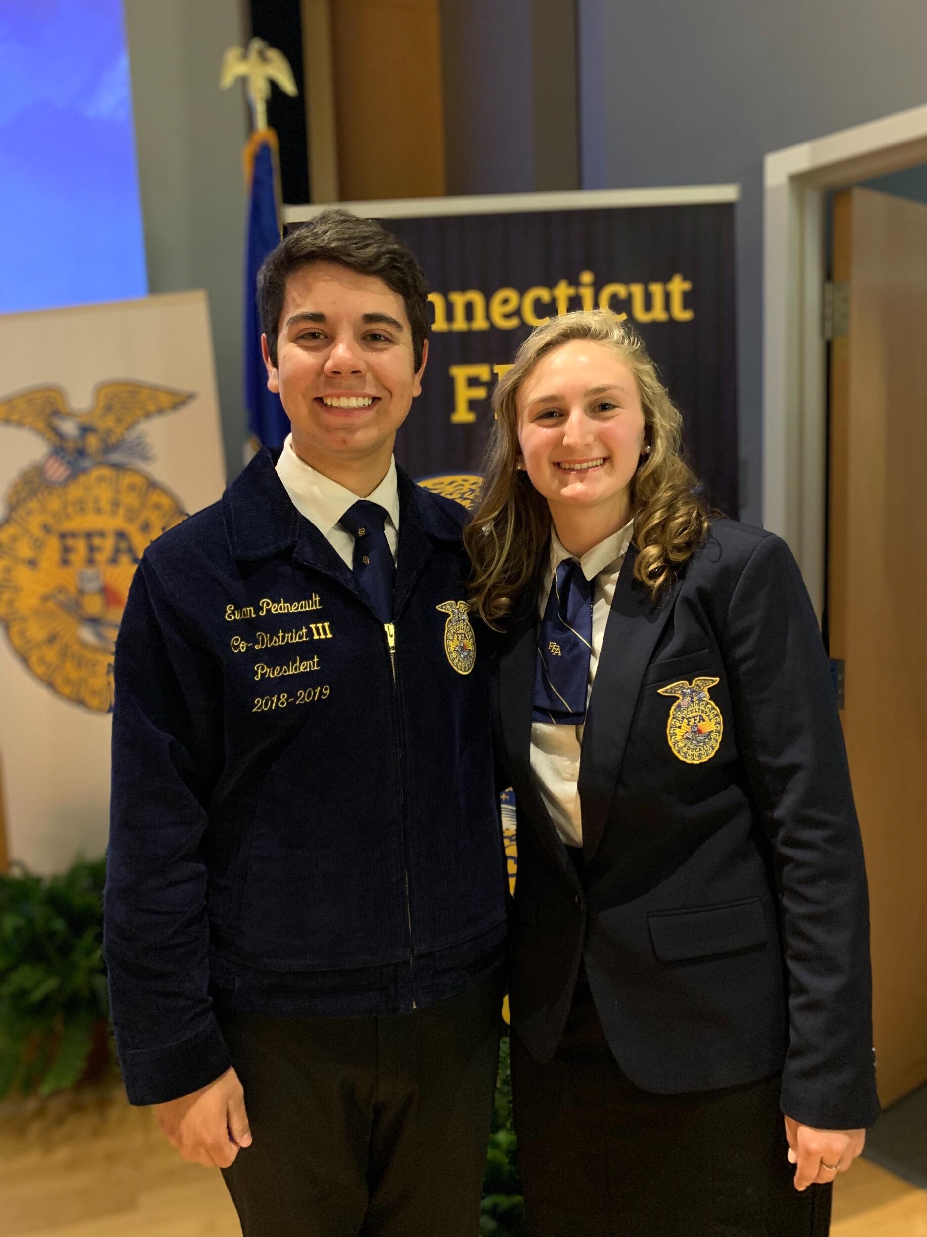 Celebrating us retiring from CT FFA State Office together!