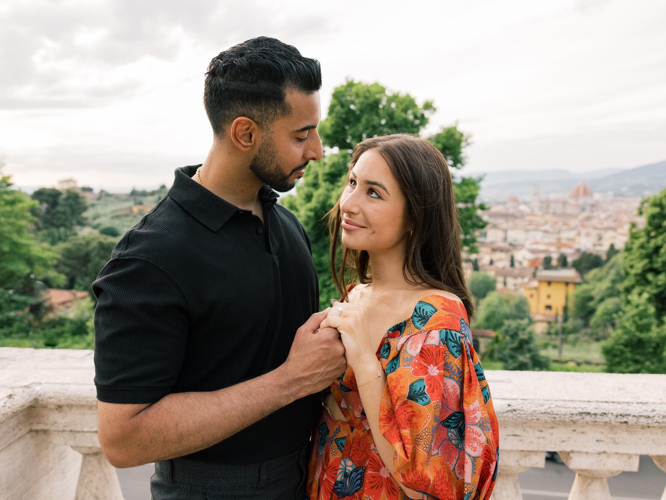 Picture of Engaged in Italy 