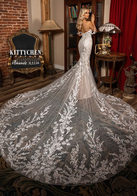 KITTYCHEN Couture AMANDA, K2236 Fit-and-Flare Wedding Dress - 2