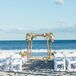 Beachfront Jewish Ceremony with Wood Chuppah
