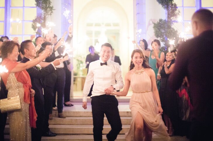 Chateau D'artigny Sparkler Send-Off