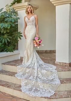 Jasmine Couture SAVANNAH T242066 Fit-and-Flare Wedding Dress