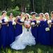 Strapless Floor-Length Purple Bridesmaid Dresses
