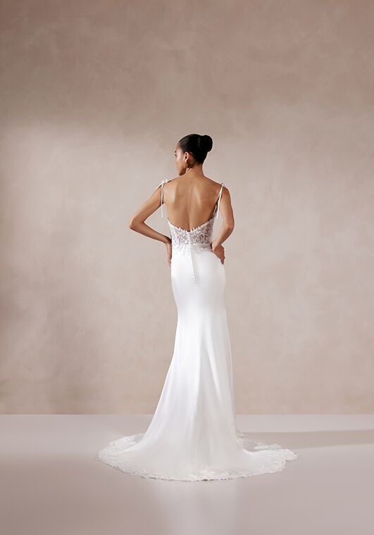 Adore by Justin Alexander Akemi Fit-and-Flare Wedding Dress - 3