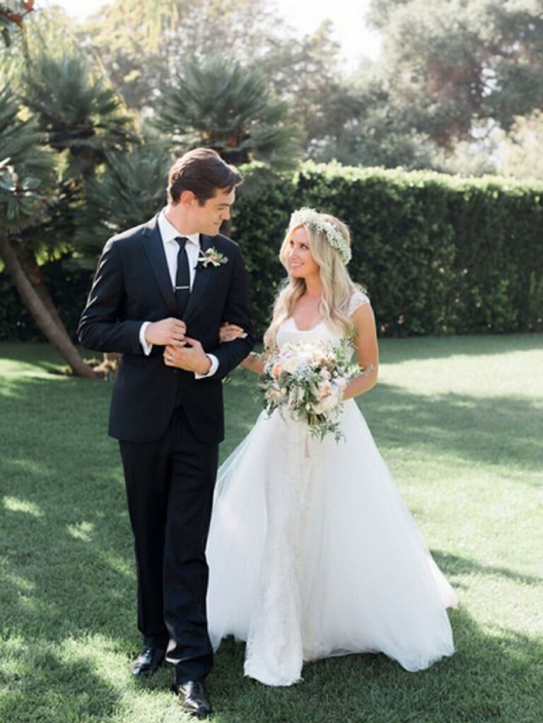 Ashley Tisdale's wedding dress