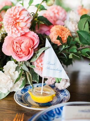 Preppy Sailboat Place Settings