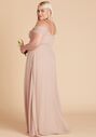 Birdy Grey Spence Convertible Dress Curve in Taupe V-Neck Bridesmaid Dress - thumbnail - 2