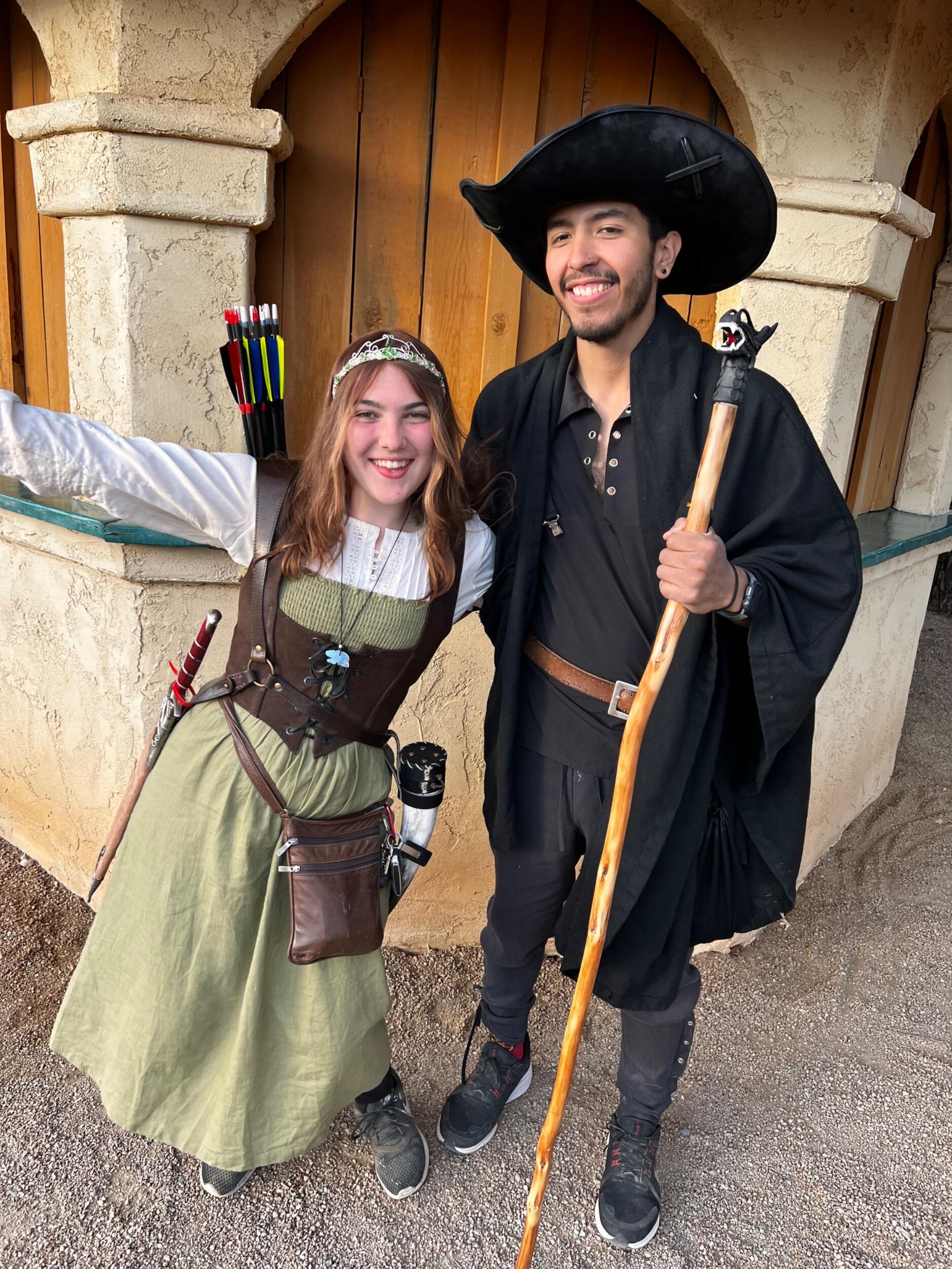 Ren Fair, take one! Jose went all in, and I am still so grateful that he did (and he is too). We both got so many compliments on our outfits and felt like some high ballers (read: mega nerds) on this day.