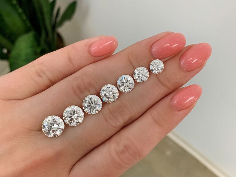 What Diamond Carat Sizes Look Like On A Hand
