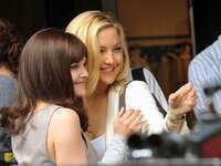 Kate Hudson and Ginnifer Goodwin on set for "Something Borrowed" photo taken in May 2010 in New York City