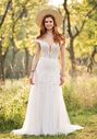 Lillian West 66244 Trumpet Wedding Dress - thumbnail - 2