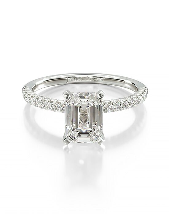 James Allen Emerald Cut Engagement Ring - 1