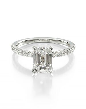 James Allen Emerald Cut Engagement Ring