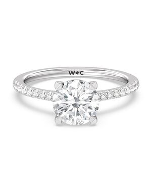 With Clarity Glamorous Cushion, Emerald, Radiant, Round, Oval Cut Engagement Ring