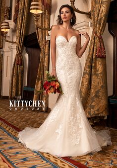 KITTYCHEN Couture JASMINE, K2037 Mermaid Wedding Dress