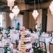 Reception Draping at Saddlerock Ranch in Malibu, California