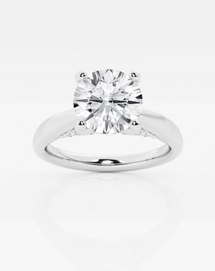 Grown Brilliance Round Cut Engagement Ring