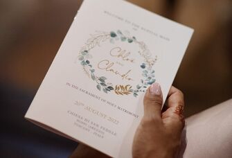 Wedding ceremony program
