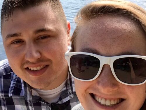 Picture of First day being an official couple 