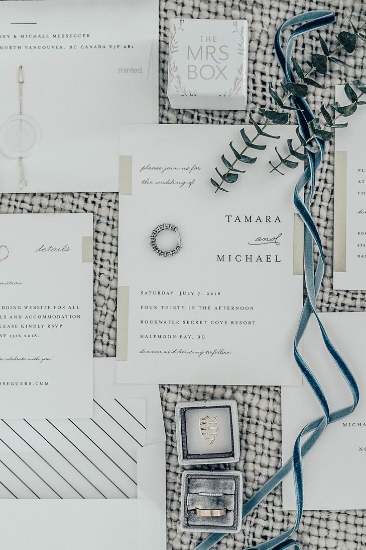 Elegant Wedding Invitations with Simple Typography