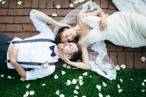 Romantic Newlywed Portrait