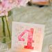 Floral Themed Table Numbers