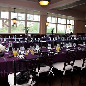 Purple Reception Linens