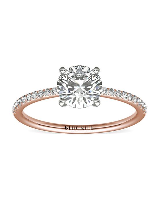 Blue Nile Round Cut Engagement Ring - 1
