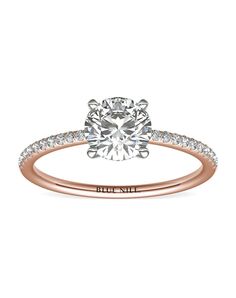 Blue Nile Round Cut Engagement Ring