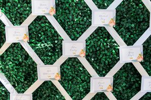 Garden Wall With Escort Cards