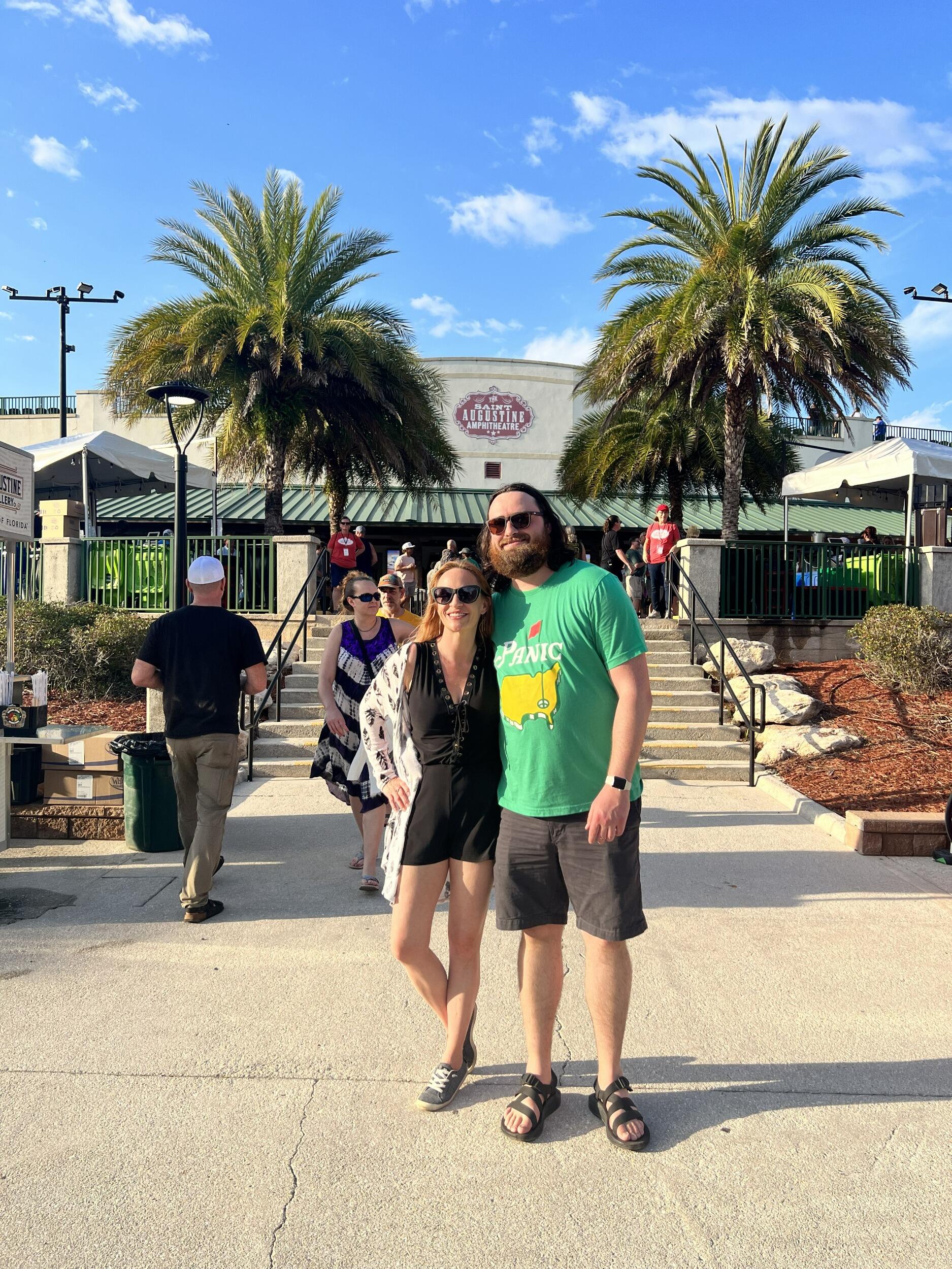 Year 2 together at the St Augustine Amphitheatre for Widespread Panic