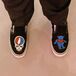 Groom's Shoes With Designs Inspired by the Grateful Dead