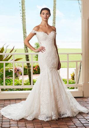Adrianna Papell Platinum 31223 Mermaid Wedding Dress