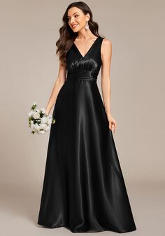 Ever-Pretty ES02326 V-Neck and Plunge Bridesmaid Dress