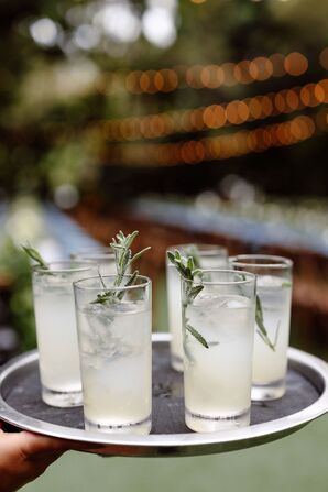 Signature Cocktails With Fresh Rosemary