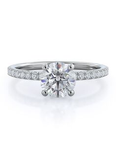 With Clarity Elegant Asscher, Cushion, Emerald, Marquise, Pear, Radiant, Round, Oval Cut Engagement Ring